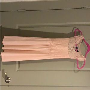 Never worn with tags ** pink lace dress